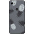 Black and White Pineapples Google Pixel 3a XL Skin